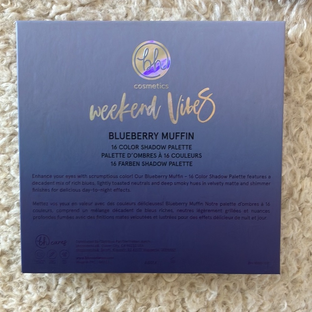 Bh cosmetics blueberry muffin eyeshadow palette​ - Picture 3 of 6